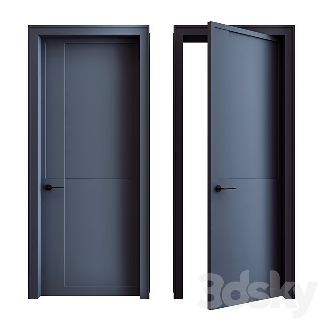 door art line 1 3DS Max Model - thumbnail 3