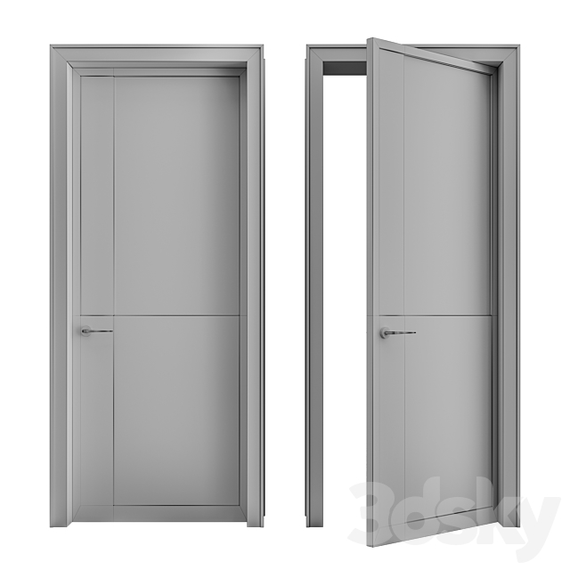 door art line 1 3DS Max Model - thumbnail 5