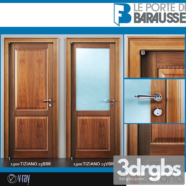 Door Barausse 32 3dsmax Download - thumbnail 1