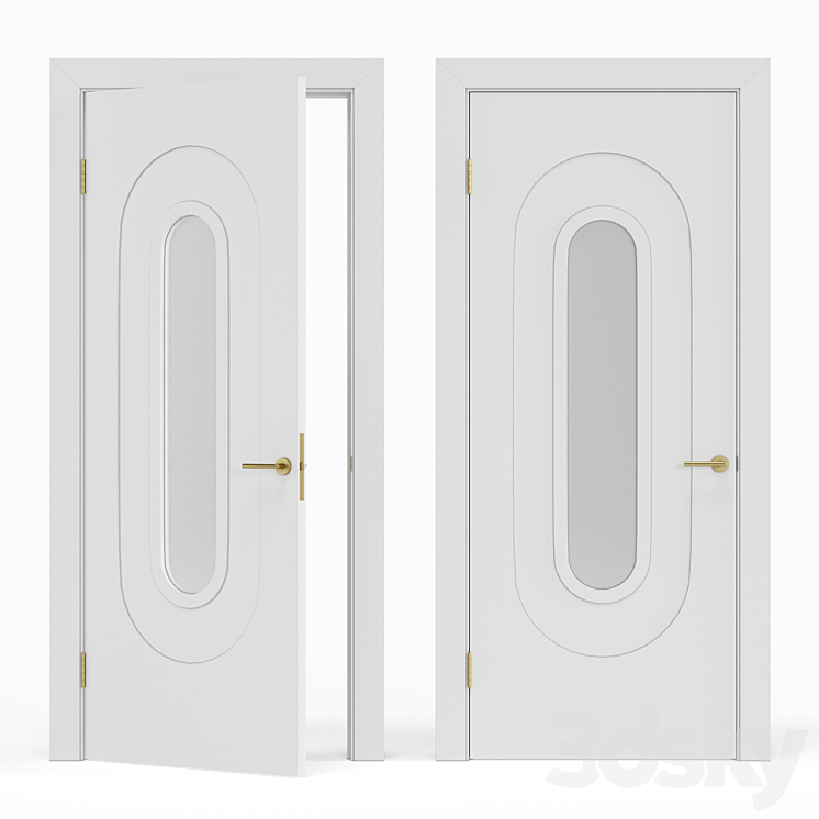 Door circumference Elegantnie door 3DS Max - thumbnail 1