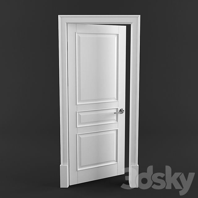 Door classic 3DSMax File - thumbnail 1