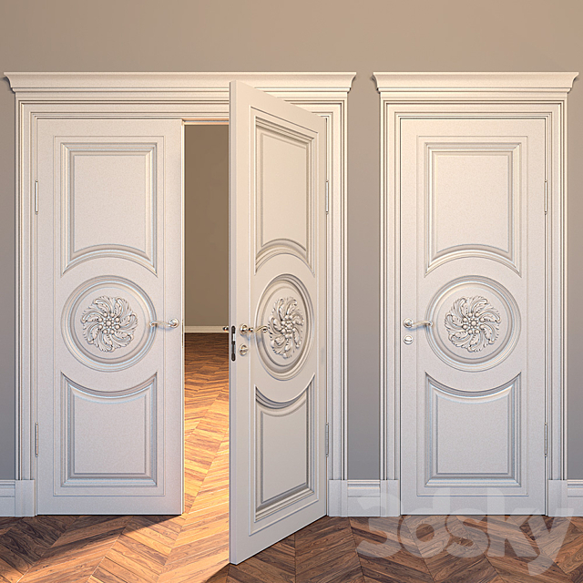 Door classical ?1 3DSMax File - thumbnail 1