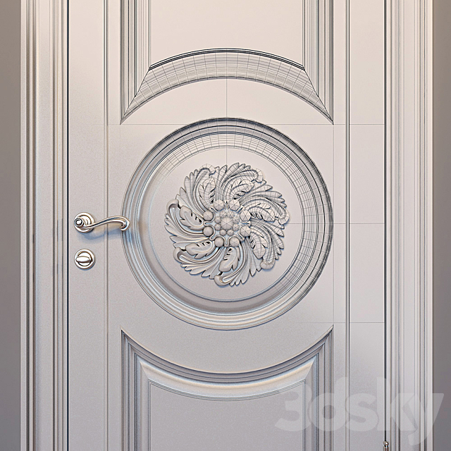 Door classical ?1 3DSMax File - thumbnail 3