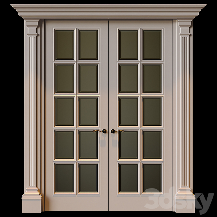 Door Clive Christian 3DS Max - thumbnail 1