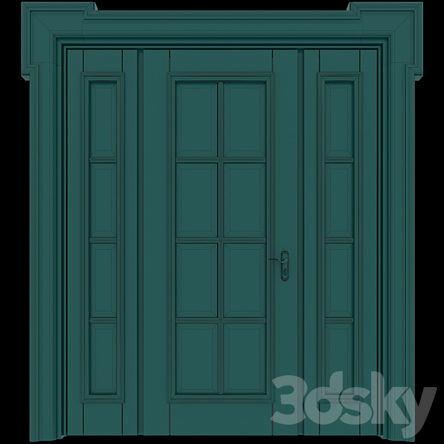 Door Clive Christian 3DS Max Model - thumbnail 2