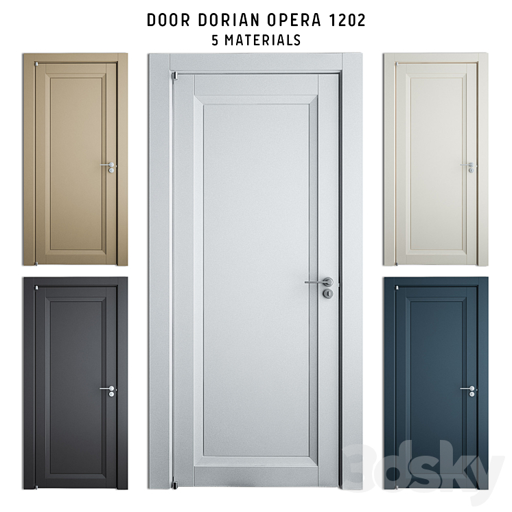 Door Dorian Opera 1202 3DS Max - thumbnail 1