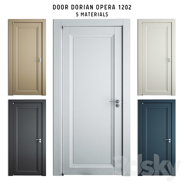 Door Dorian Opera 1202 3DSMax File - thumbnail 1