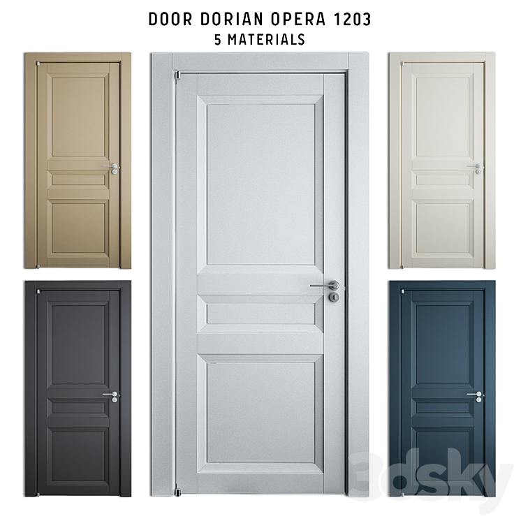 Door Dorian Opera 1203 3DS Max - thumbnail 1