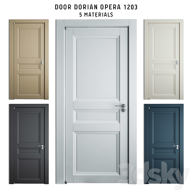 Door Dorian Opera 1203 3DSMax File - thumbnail 1