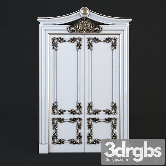 Door Dvoinaia Klassichieskaia 1 3dsmax Download - thumbnail 1