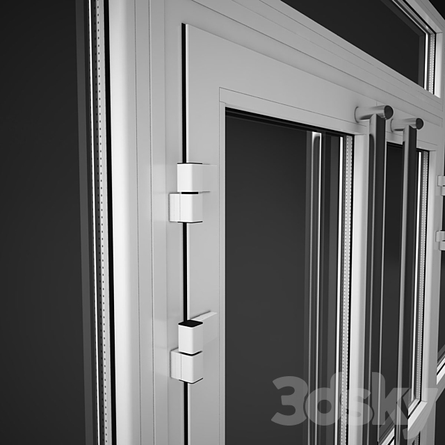 Door entrance group Elvial 3DSMax File - thumbnail 2