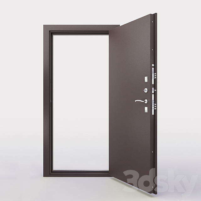 Door entrance metal 3DSMax File - thumbnail 2