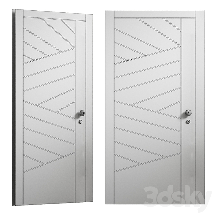 Door for interior ?35 3DS Max - thumbnail 2