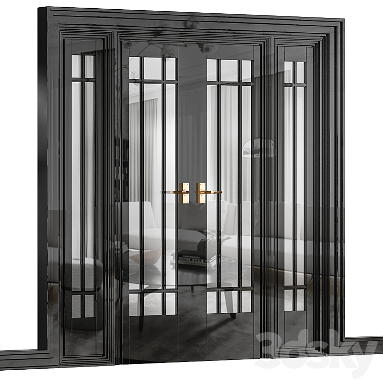 Door for interior ?46 3DS Max - thumbnail 1