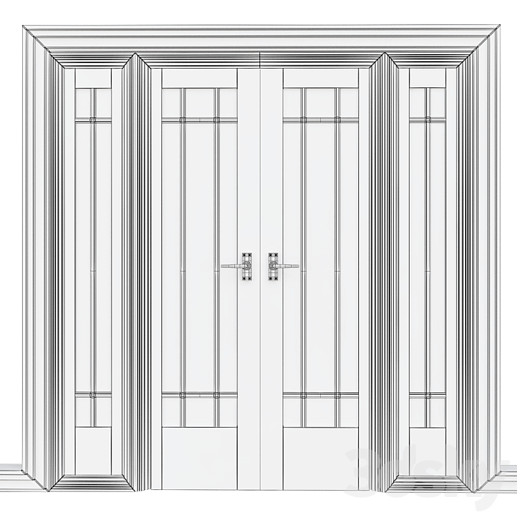 Door for interior ?46 3DS Max - thumbnail 2