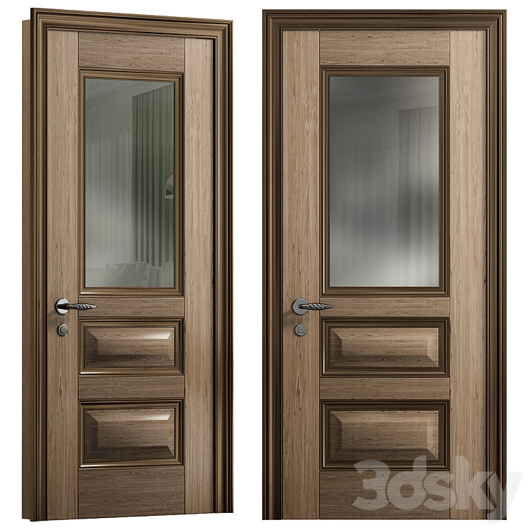 Door for interior №17 3DS Max Model - thumbnail 3