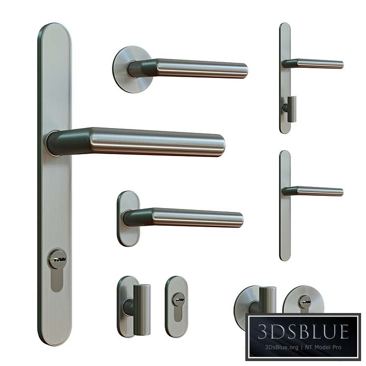 Door handles 3DS Max - thumbnail 3