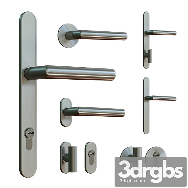 Door Handles 4 3dsmax Download - thumbnail 1