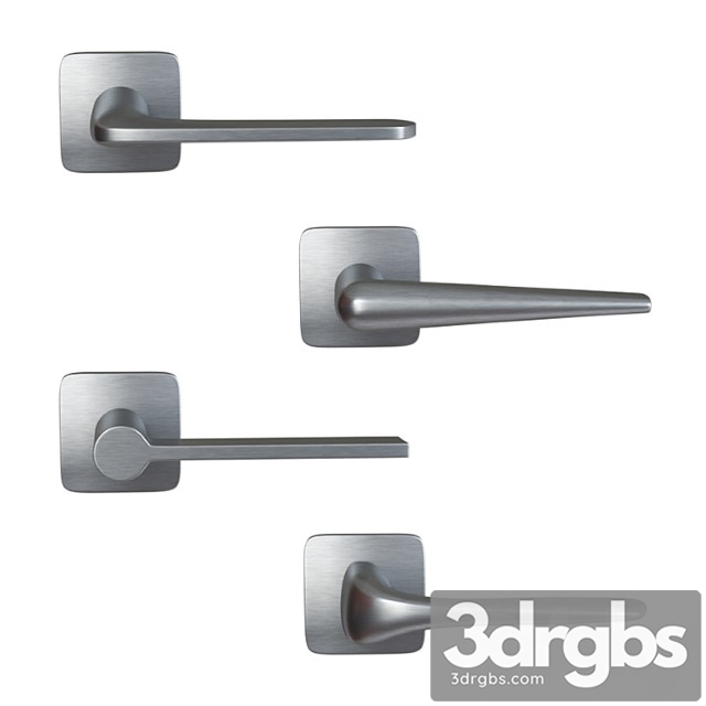 Door Handles Colombo 5 3dsmax Download - thumbnail 1