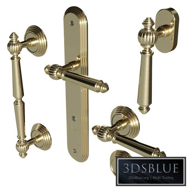 Door handles Fimet Michelle 106 3DS Max - thumbnail 3