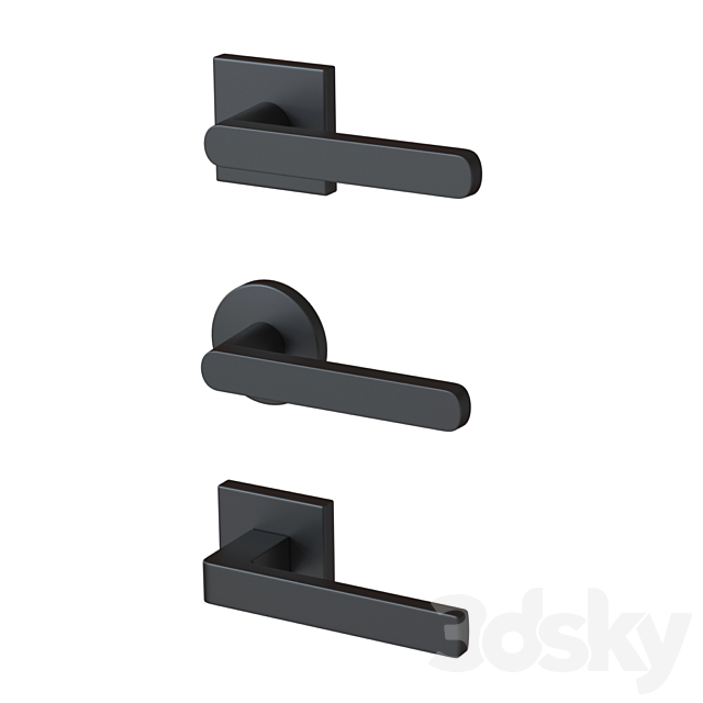 Door handles Fratelli Catinni 3ds Max - thumbnail 1