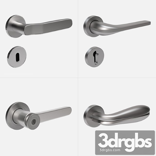 Door Handles Vol 1 3dsmax Download - thumbnail 1