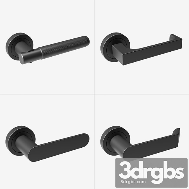 Door Handles Vol 3 3dsmax Download - thumbnail 1