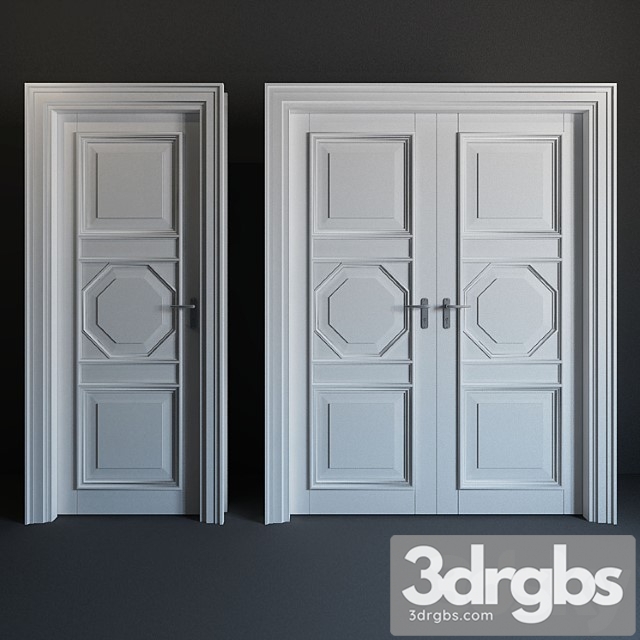 Door Klassichieskaia Classical Door 3dsmax Download - thumbnail 1