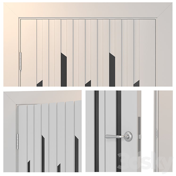 Door Line Elegantnie door 3DS Max - thumbnail 2