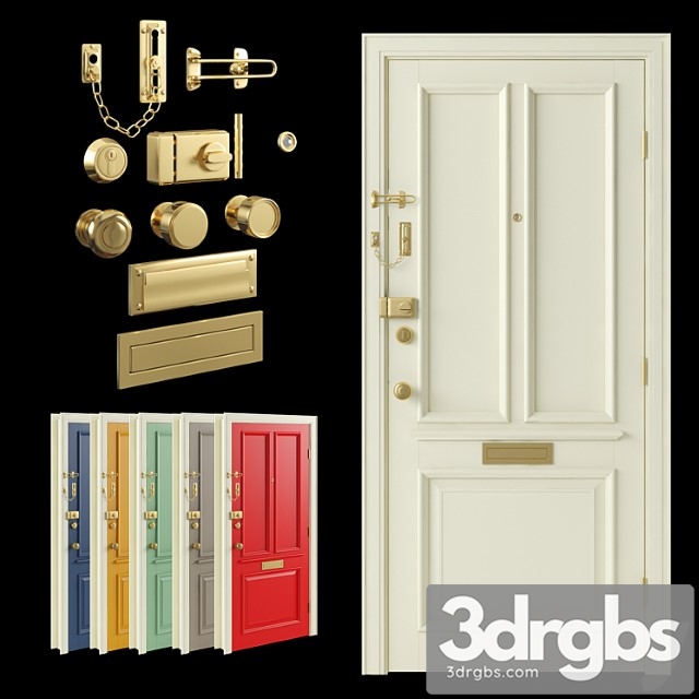 Door lock 3dsmax Download - thumbnail 1