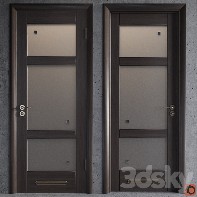 door “MILLENIUM” (grade 2.2) 3DSMax File - thumbnail 1