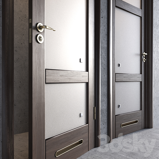 door “MILLENIUM” (grade 2.2) 3DSMax File - thumbnail 2