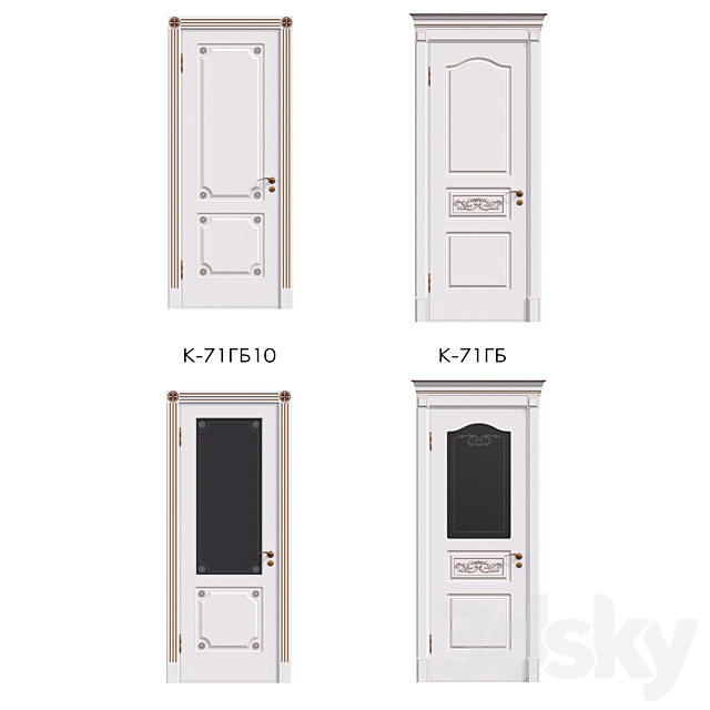 Door models K-71GB_K71GB10 3DSMax File - thumbnail 1