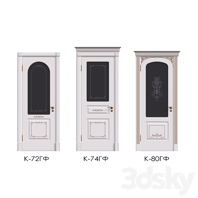 Door models K-72GF_K-74GF_K-80GF 3DSMax File - thumbnail 1