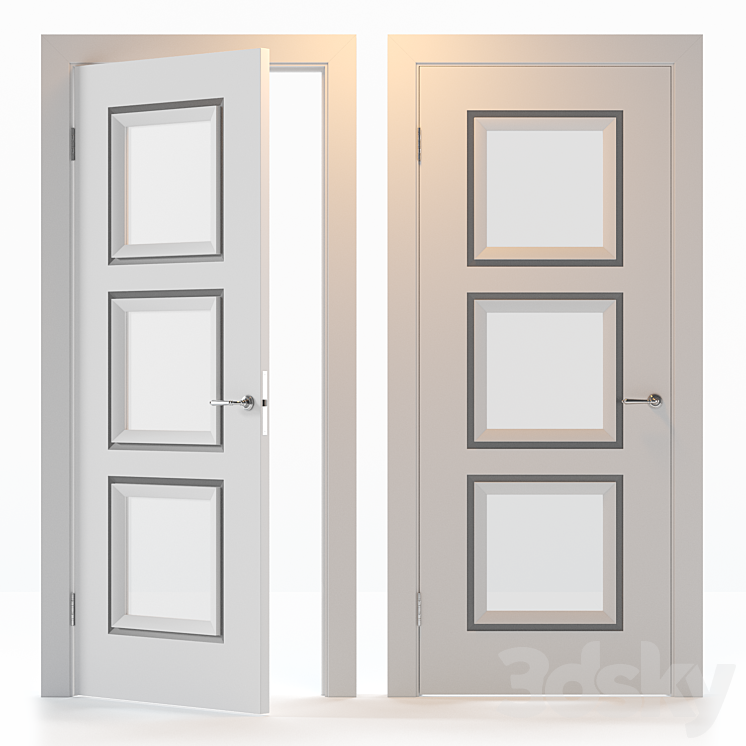 Door Neoclassic Elegantnie door 3DS Max - thumbnail 1