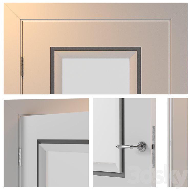 Door Neoclassic Elegantnie door 3DS Max - thumbnail 2