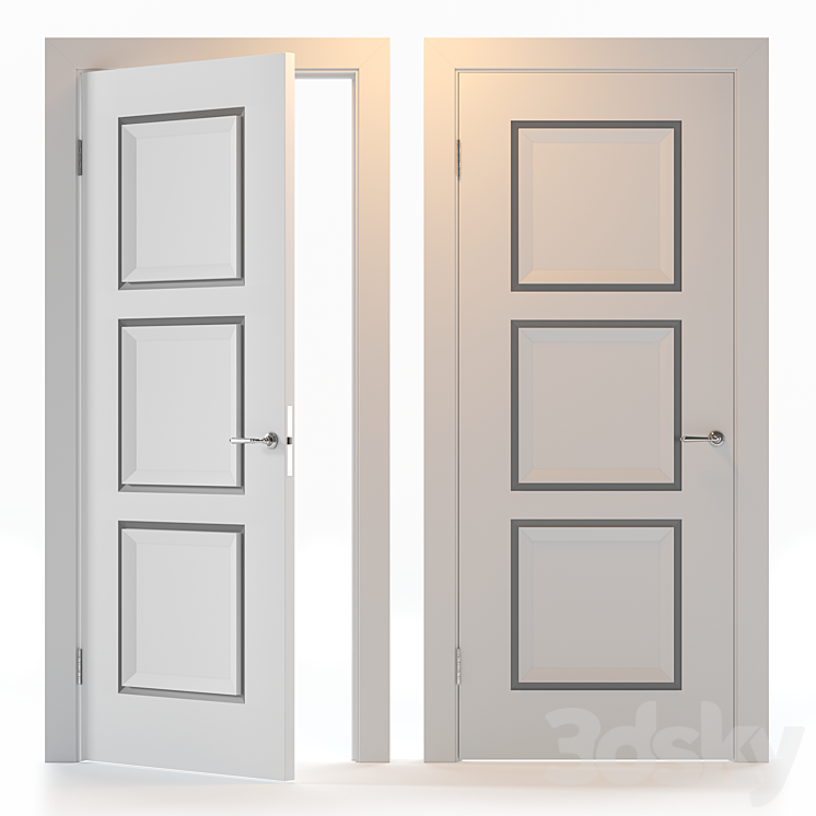 Door Neoclassic2 Elegantnie door 3DS Max - thumbnail 1