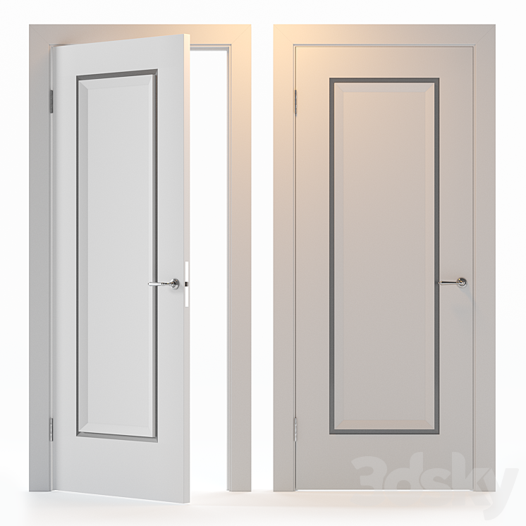 Door Neoclassic3 Elegantnie door 3DS Max - thumbnail 1