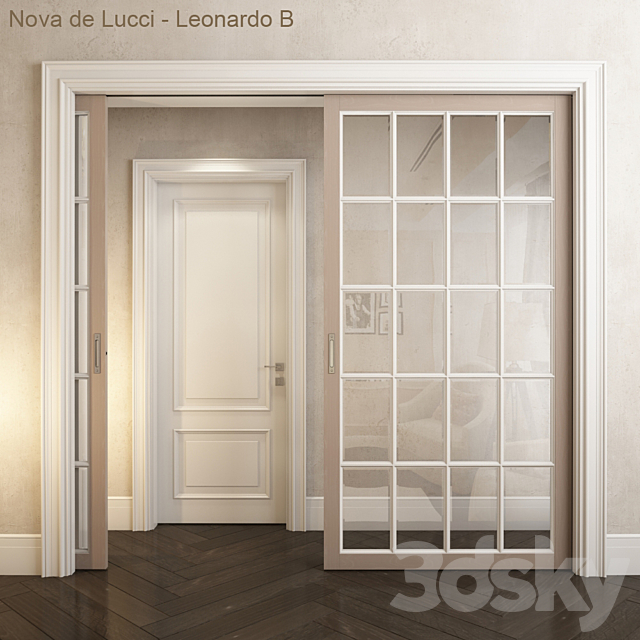 Door – Nova de Lucci – Leonardo B 3DSMax File - thumbnail 1