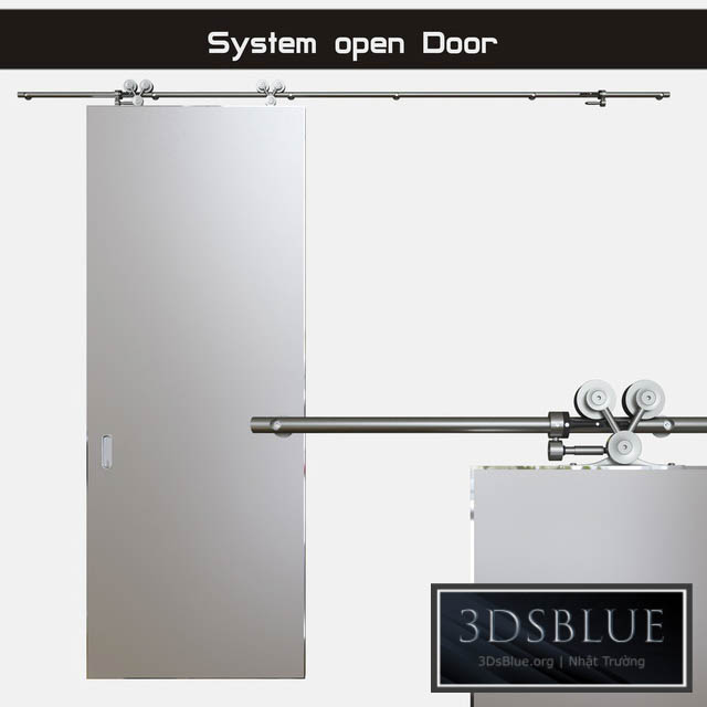 “Door opening system “”Exterus”” (sliding system)” 3DS Max - thumbnail 3