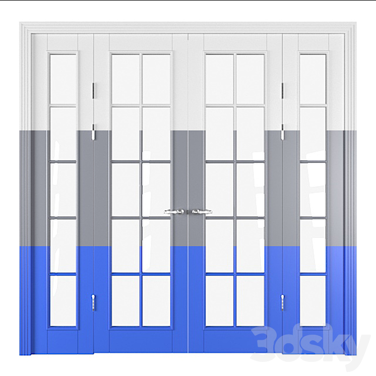 Door partition 3DS Max Model - thumbnail 1