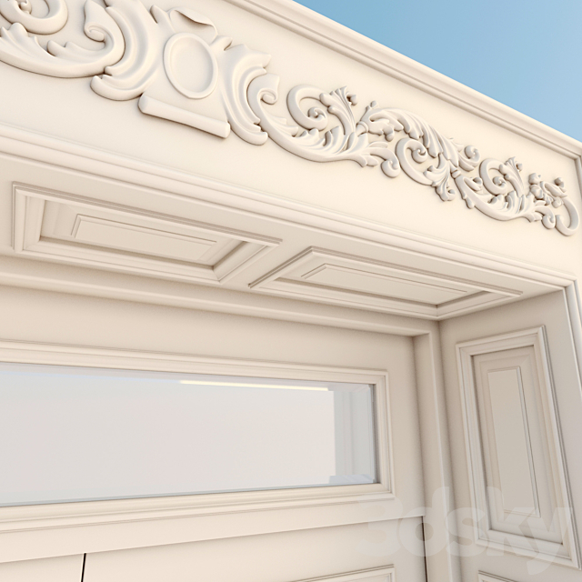 Door + portal with classic custom thread 3DSMax File - thumbnail 2