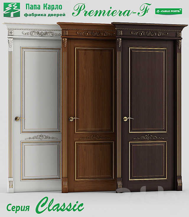 Door Premiera-F (Papa Carlo) 3DSMax File - thumbnail 1