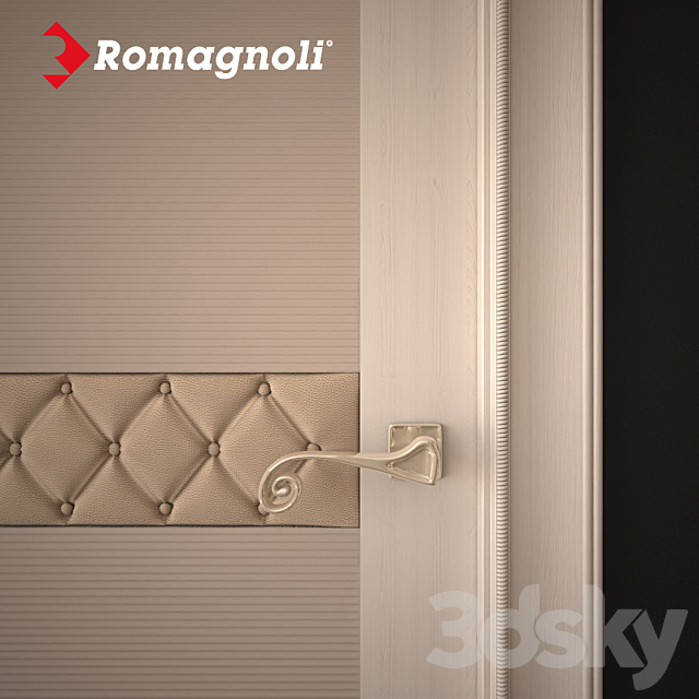 Door Romagnoli Pasha art.SH1INSCAP 3DS Max Model - thumbnail 2