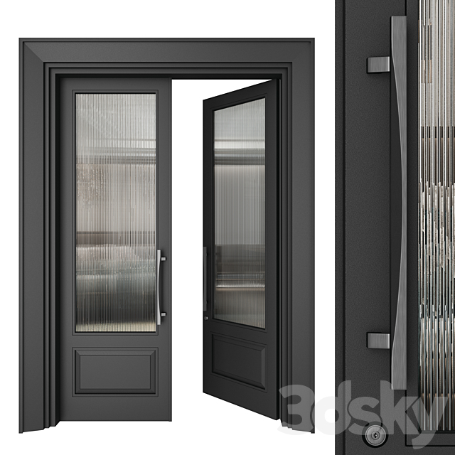 Door Set Elmes Archism T1235 3DSMax File - thumbnail 3