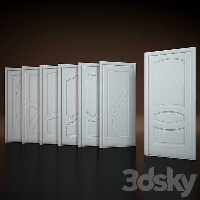 Door set Luidor 3ds Max - thumbnail 1