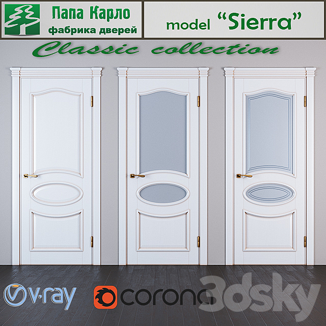 Door Sierra (Series Classic) 3DSMax File - thumbnail 2