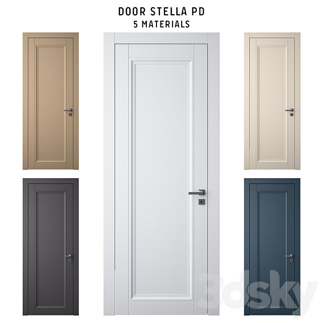 Door STELLA PD 3DSMax File - thumbnail 1