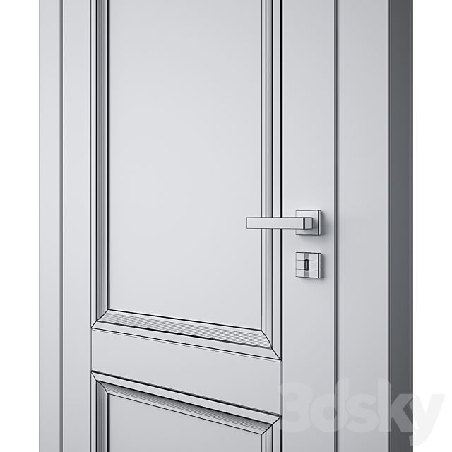 Door STELLA PD2 3DS Max Model - thumbnail 3