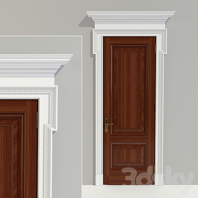 door trim or plaster 3DSMax File - thumbnail 1